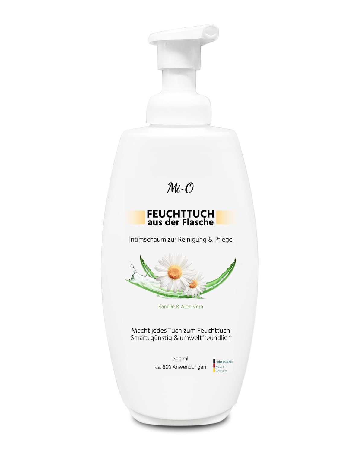 Foam Care Intimpflegeschaum 12x300 ml, 9600 Anwendungen | Intim-Pflegeschaum mit Aloe Vera, frei von Duftstoffen, für ca. 9.600 Anwendungen im Mini Fix System