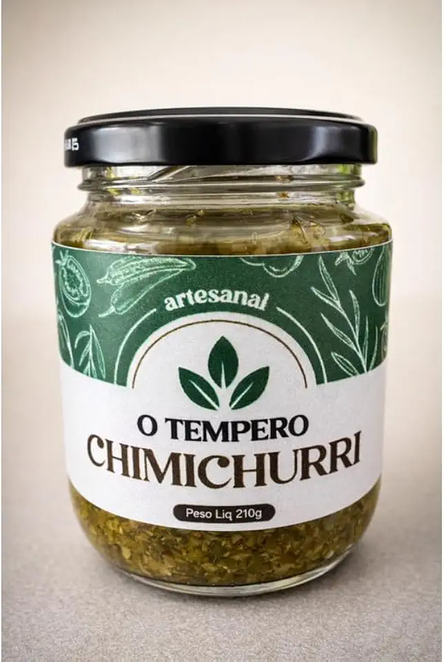 Chimichurri Artesanal O Tempero – Ideal para Carnes e Churrasco – 240ml