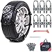 Produktbild SANOTO Schneeketten 205 55 R16 R17 6 Stück, Schneeketten Universal Auto Schnellmontage 165-275mm, Schneeketten 225 55 R17 Geeignet die Meisten Auto, SUV, Lastwagen und Andere Allzweckfahrzeuge
