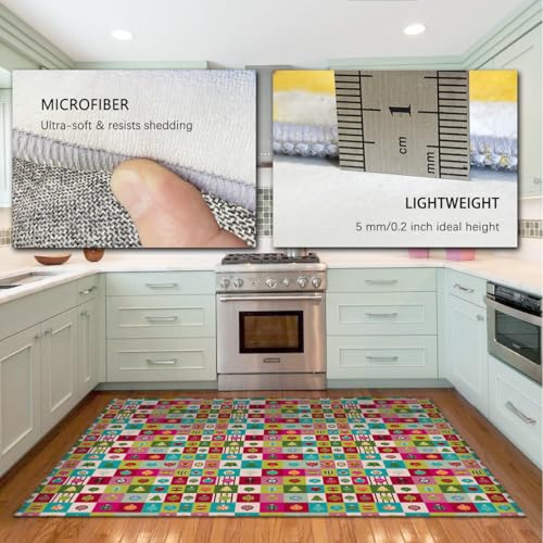 Tapis de Noël lavable pour protéger et décorer la cuisine - 4