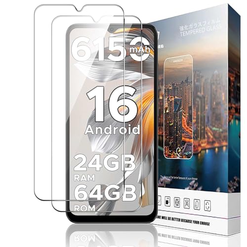 Nutmeg �Ή� DOOGEE Note56 / Note56 Pro / Note56 Plus / Note56X / Note56X Pro �K���X�t�B���� DOOGEE Note56 �t�B���� �d�x9H�y���{���Ɏq�f�ށz�ی�t�B���� �C�A�[�� ��