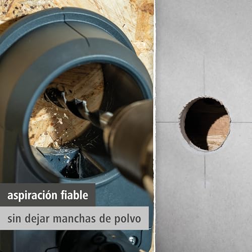 Miniatura 4 de Wolfcraft Sistema De Aspiración Hsd 68 100-5954000 - Sistema De Aspiración De Polvo De Uso Universal, Ideal Para Trabajos Con Sierras De Corona Y Brocas