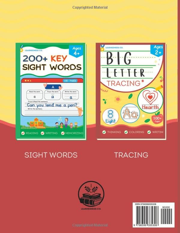 Vista 2 de BIG letter tracing Improve kid skills faster, practice handwriting ABC, numbers, shapes, sight words for a better preschool