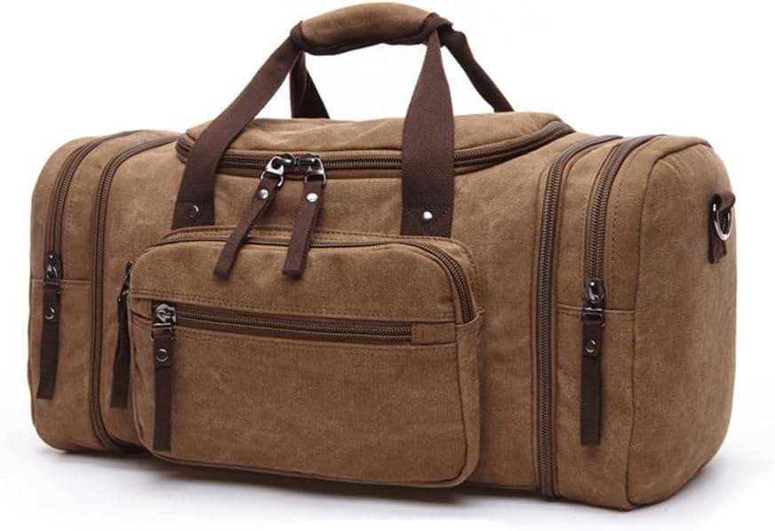 Outdoor Travel Bag Hand Canvas Crossbody Backpack Large Capacity Casual Shoulder Bag Men's Handbag