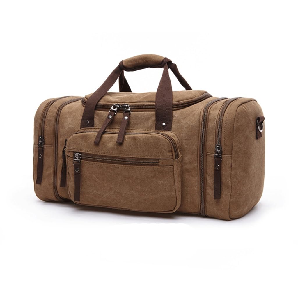 Sac de plein air sac à dos à bandoulière en toile grande capacité décontracté
