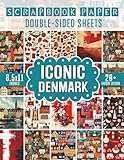 Iconic Denmark Scrapbook Paper: 20 Pages of Unique Designs for Crafting, Junk Journaling, Collage Art, Decoupage, and DIY Projects