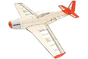 Upgraded RC Laser Cut Plane Balsa Wood Airplane Model P51 Kit