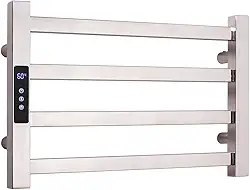 Toalheiro Elétrico Aço Inox Térmico Display Digital Cromado 30x45 110V