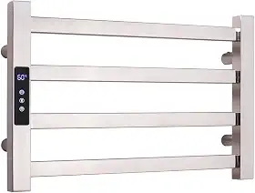 Toalheiro Elétrico Aço Inox Térmico Display Digital Cromado 30x45 110V