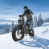 Likebike 2000W Electric Bike for Adults, 32 MPH 20" Fat Tire Ebike, 48V 20Ah Removable Battery up to 100 Miles, Full Suspension Mountain Bike with 7-Speed Gears #4