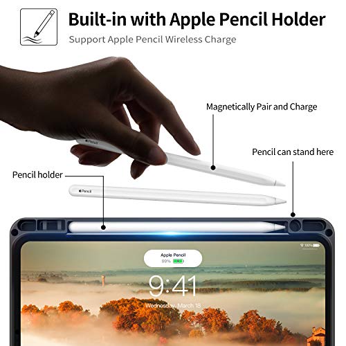 Holimet Ipad Pro 11 Inch Case 2022 4Th/3Rd/2Nd/1St Generation Case 2021/2020/2018 With Pencil Holder Pu Leather Protective Case Cover With Pocket Strap Soft Tpu Back Shockproof For Ipad Pro 11 #TOP5