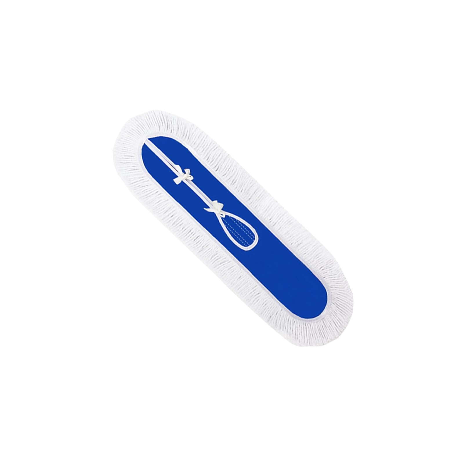Reusable Mop Pads,Dry and Wet Cleaning,Microfibre Mop Refill Head for Hardwood, Laminate, Stone and Tile Floors,Dust Dirt from Flooring(blue, white) (60cm)