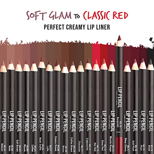 Image of Kiss New York Professional Slim Long-Wear Lip Liner Pencil, Matte Finish