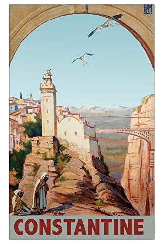 Constantine Kunstdruck auf Aquarellpapier, 300 g, hochwertig, Format 60 x 90 cm (50 x 70 cm möglich)