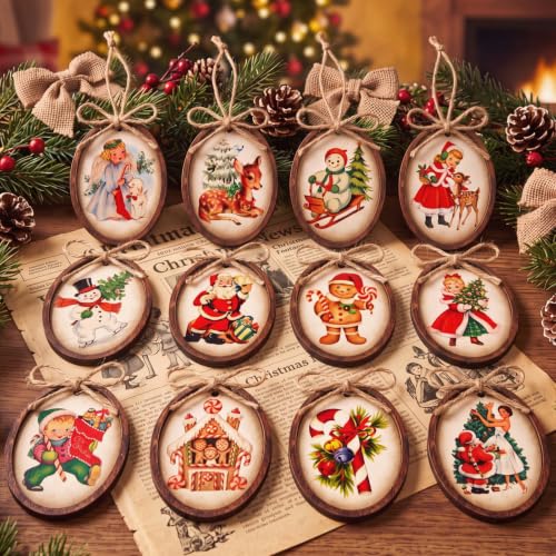 36 Pcs Vintage Christmas Ornaments - image 1