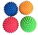 4 Stück Igel Massagebälle Noppenball - ca. 7 cm Durchmesser - weiche Bälle - in verschiedenen Farben