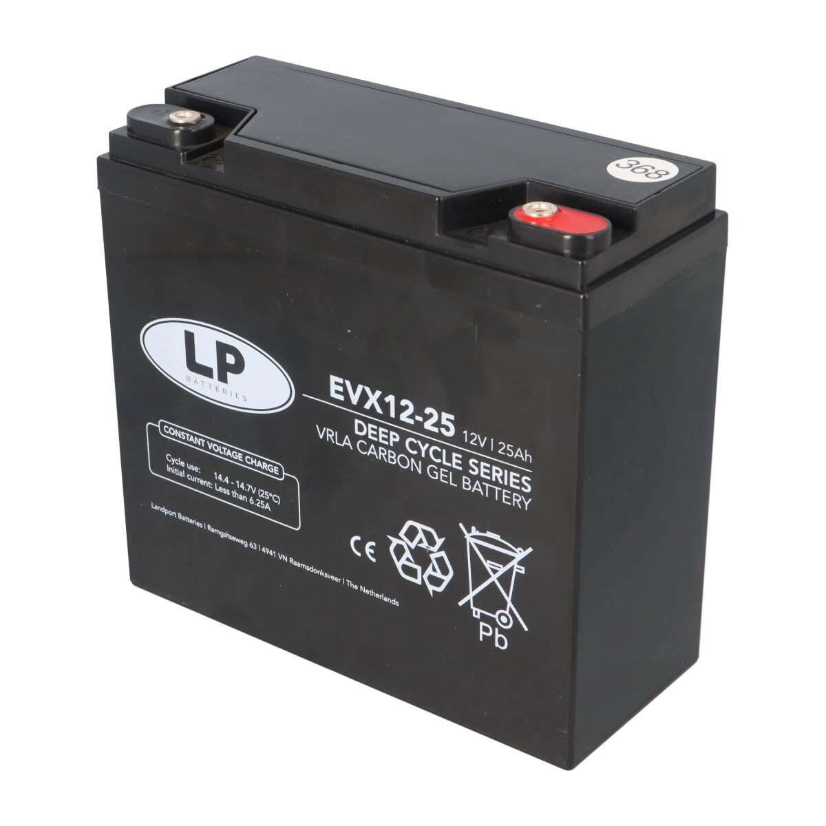 Akkusatz 5X 12V 25Ah Kompatibel zu 6 DZM 20 60V 20Ah VRLA EVX12-25 T12 M5 | Langlebig - Wartungsfrei - Zuverlässig - Ersatzakku - Akku - Batterie