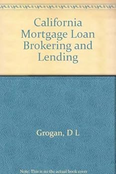 Paperback California Mortgage Loan Brokerage Book
