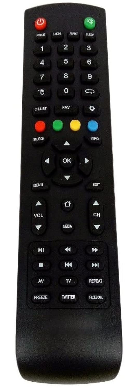 Ehop Compatible Remote Control for Lloyd LED LCD TV with Twitter and Facebook Buttons(Please Match Your Old Remote with Given Image,Old Remote Must be Same) (B0B1DCTNP4) Amazon Price History, Amazon Price Tracker