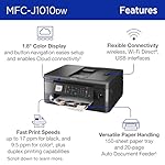 Brother MFC-J1010DW Wireless Color Inkjet All-in-One Printer with Mobile Device and Duplex Printing, Refresh Subscription and Amazon Dash Replenishment Ready - Image 3