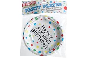 Naughty and Provocative Candyprints Plates for a Wild Birthday Celebration!