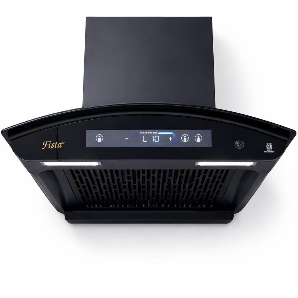 max model Fista Kitchen Chimney with BLDC Motor, Silent Operation, Black, Touch Control-image-26