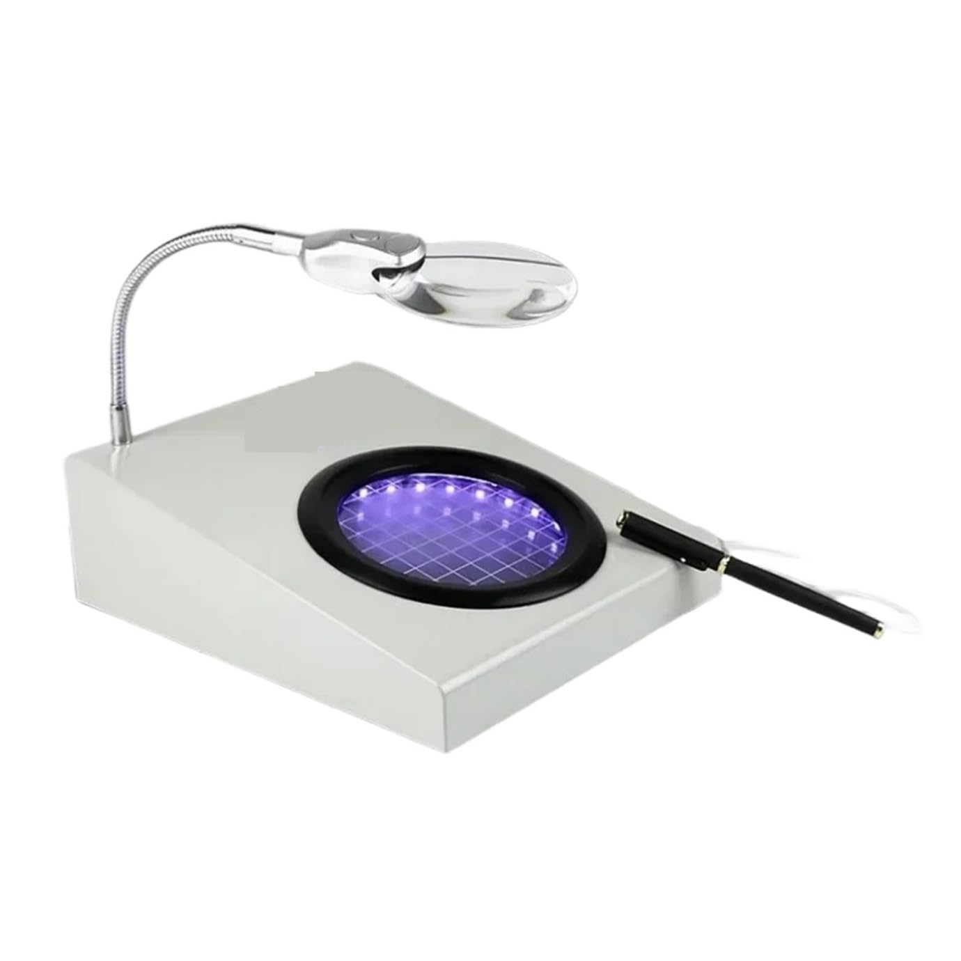 Cyfrowy licznik kolonii z lupą 3X, półautomatyczny sprzęt do testowania laboratoryjnego 0-9999 szt.