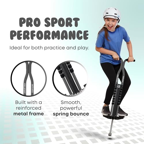 image for New Bounce Pogo Stick for Kids - Pogo Sticks for Ages 9 and Up, 80 to 