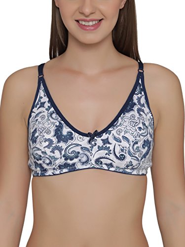 Image of Clovia Women's Cotton Non Padded Non Wired Printed Bra
