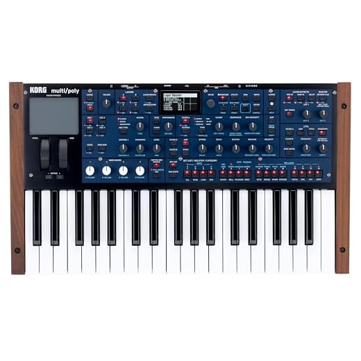 Korg multipoly Analog Modeling Synthesizer w/Four Oscillators, 60 Voices and built-in KAOSS Pad