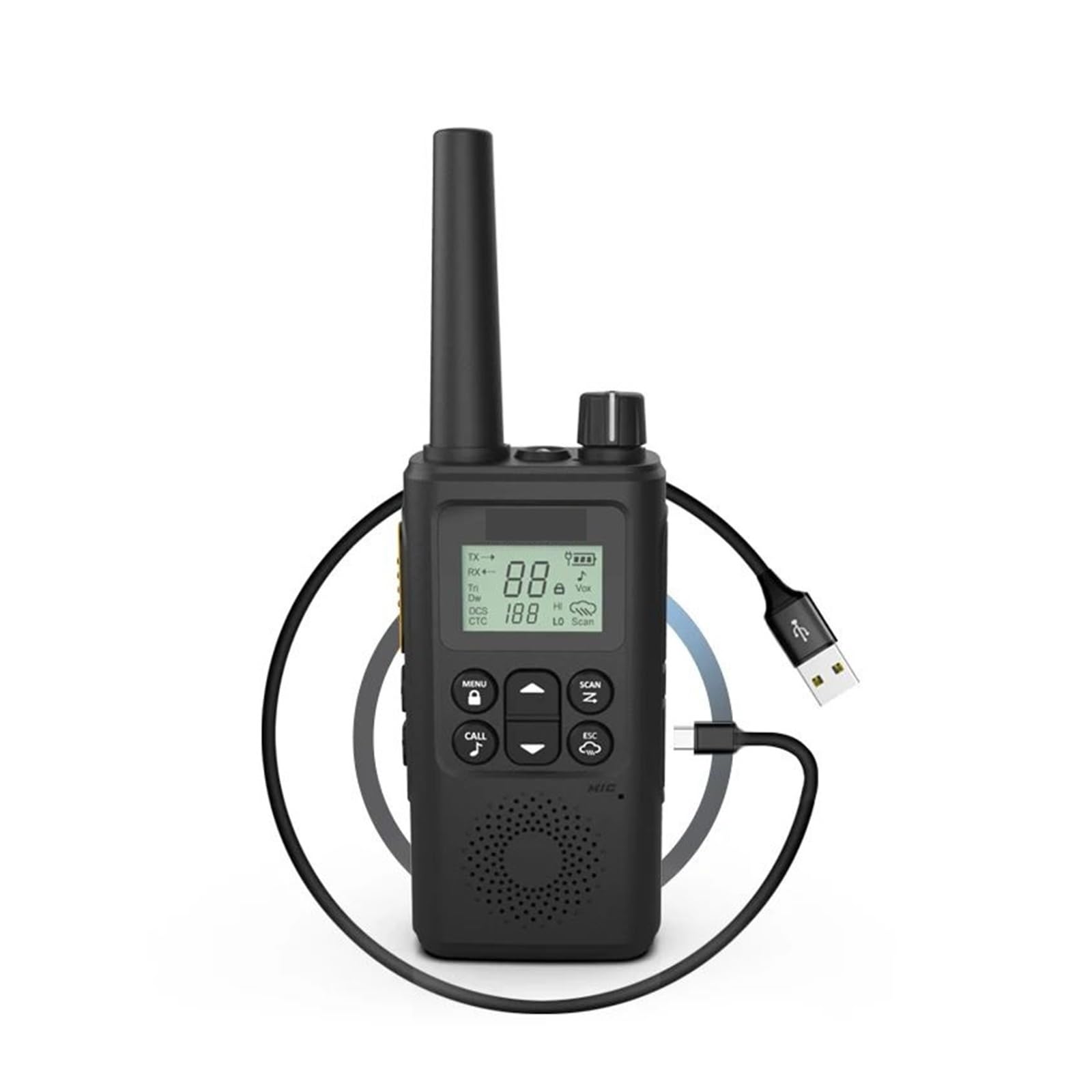 Walkie Talkie Legal PMR FRS Mini Radio przenośne Talkie Walkie Telefon Prognoza pogody Radio dwukierunkowe Profesjonalne GZ30