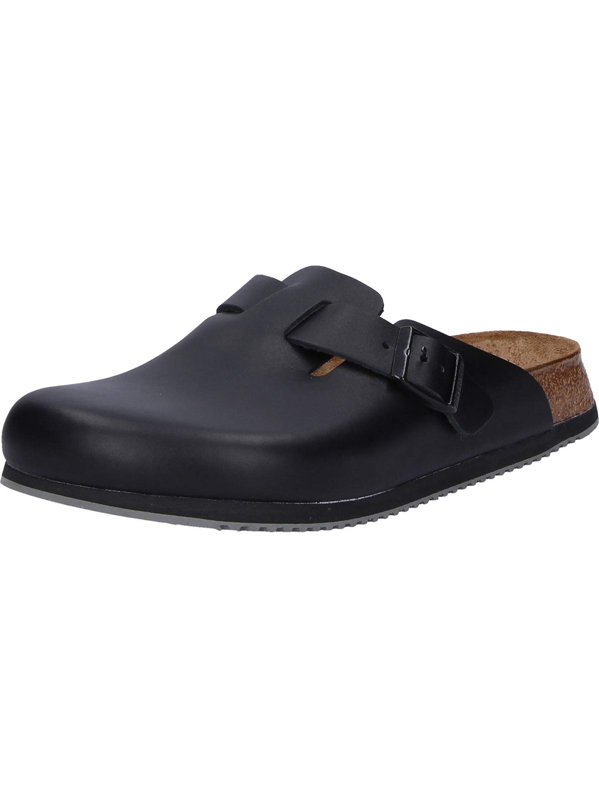 Birkenstock Professional BOSTON NL SCHWARZ 60194, Zoccoli e sabot Unisex adulto, Nero (SUPERLAUF), 44