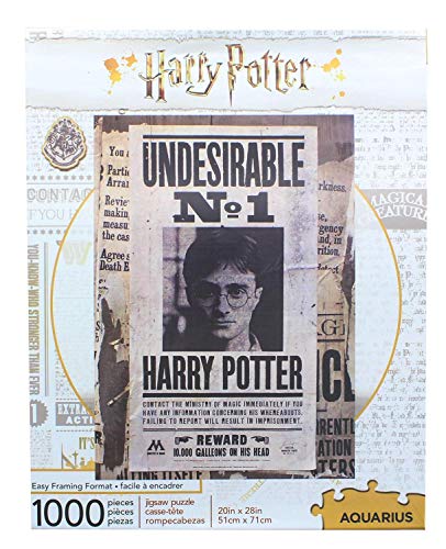 AQUARIUS Harry Potter Puzzle Undesirable No 1 (1000 Piece Jigsaw Puzzle) - Officially Licensed Harry Potter Merchandise & Collectibles - Glare Free - Precision Fit - Virtually No Puzzle Dust - 20x28in