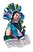 Mexican Handmade Traditional Maria Rag Doll - 7 inches - Green