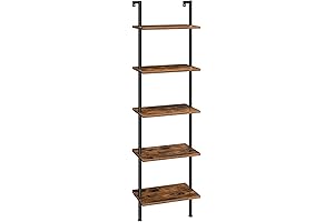 HOOBRO 5-Tier Ladder Wall Shelf