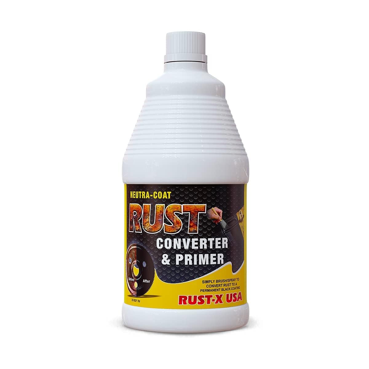 RUST-X Neutracoat Rust Converter | 1 LTR Pack | Primer All-in-One |Ultimate One-Step Solution to Convert Rusted Metal Surfaces and Prevent Further Rusting (Pack Of 12)-image-44