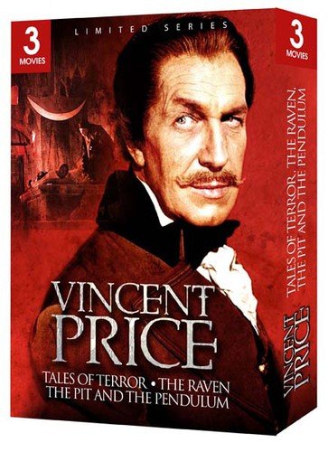 Vincent Price Triple Feature Gift Box (The Raven, The Pit and the Pendulum, Tales of Terror) - //coolthings.us