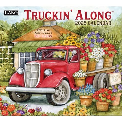 LANG-Truckin-Along-2025-Wall-Calendar-25991002010 LANG Truckin Along 2025 Wall Calendar 25991002010