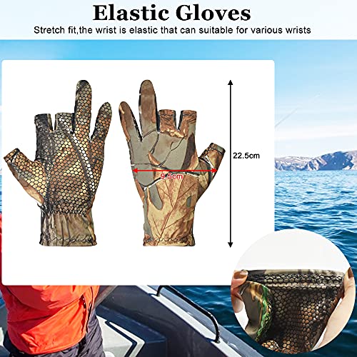 Jagdhandschuhe Decareta – Anglerhandschuhe mit Anti-Rutsch-Funktion