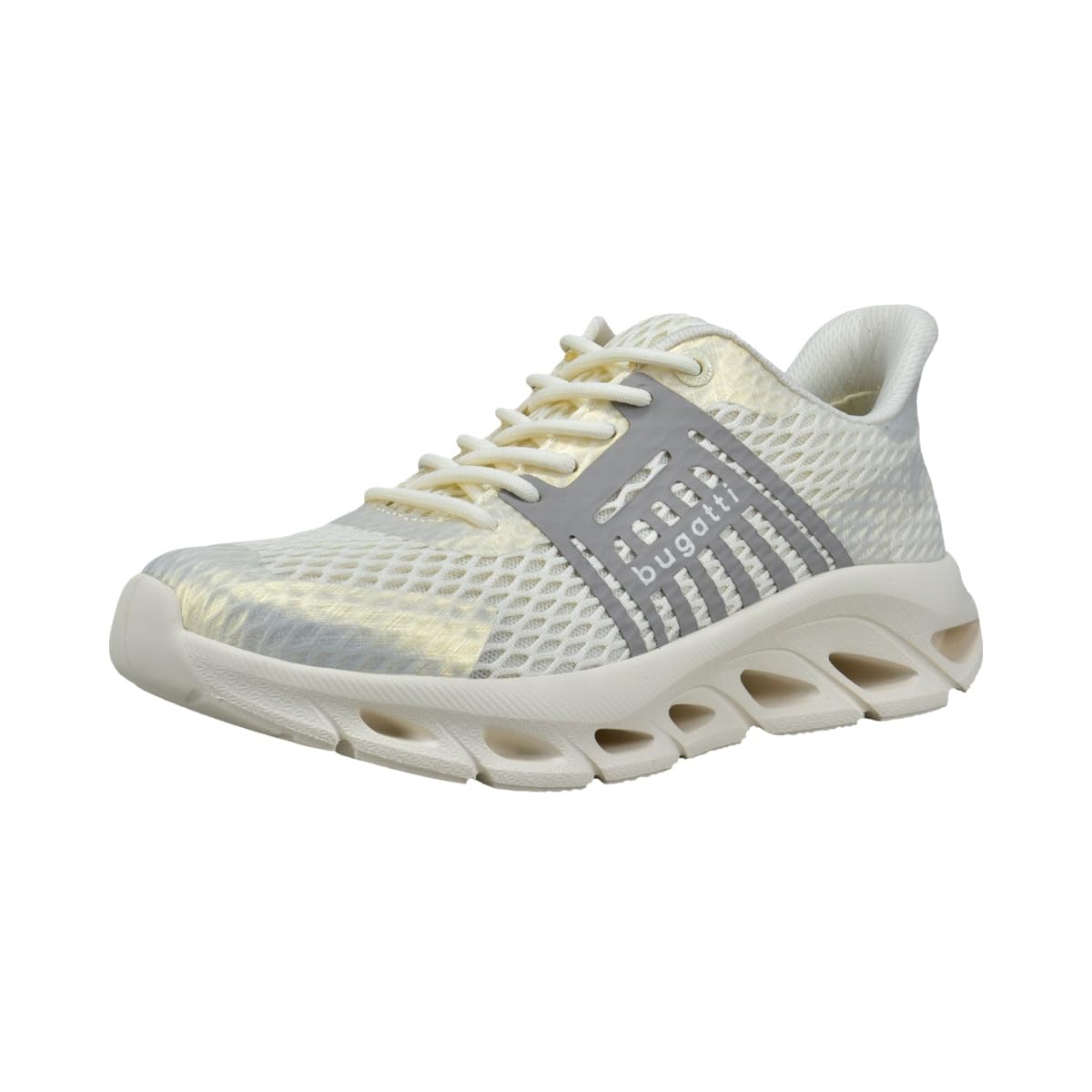 bugatti Women's Trainers 445AVO016900-2112, 38, Off-White/Light Grey