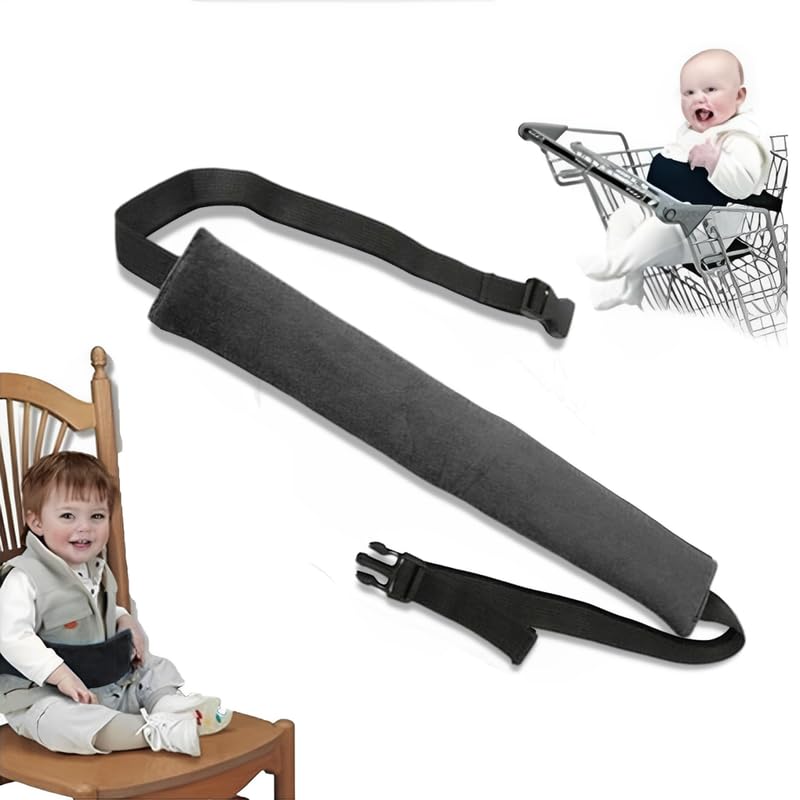 Safe-O-Kid® Newly Launched-Baby Chair Safety Seat Strap Baby, Feeding Safety Seat Belt for Travel/Home - Assorted