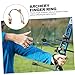 DECHOUS Professional Wear Resistant Archery Finger Ring Convenient Brass Glove for Traditional Archery Lightweight and Portable Finger Protector for Confident Bow Drawing