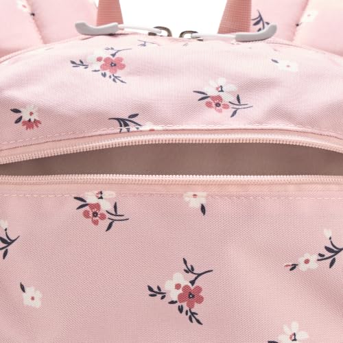 Image of High Sierra Everclass Backpack - Travel or Work Laptop Bookbag with 360 Reflectivity, Dual Water Bottle Pockets & Fits Laptops Up To 15.6 inch, One Size, FLORAL /SOFT PINK