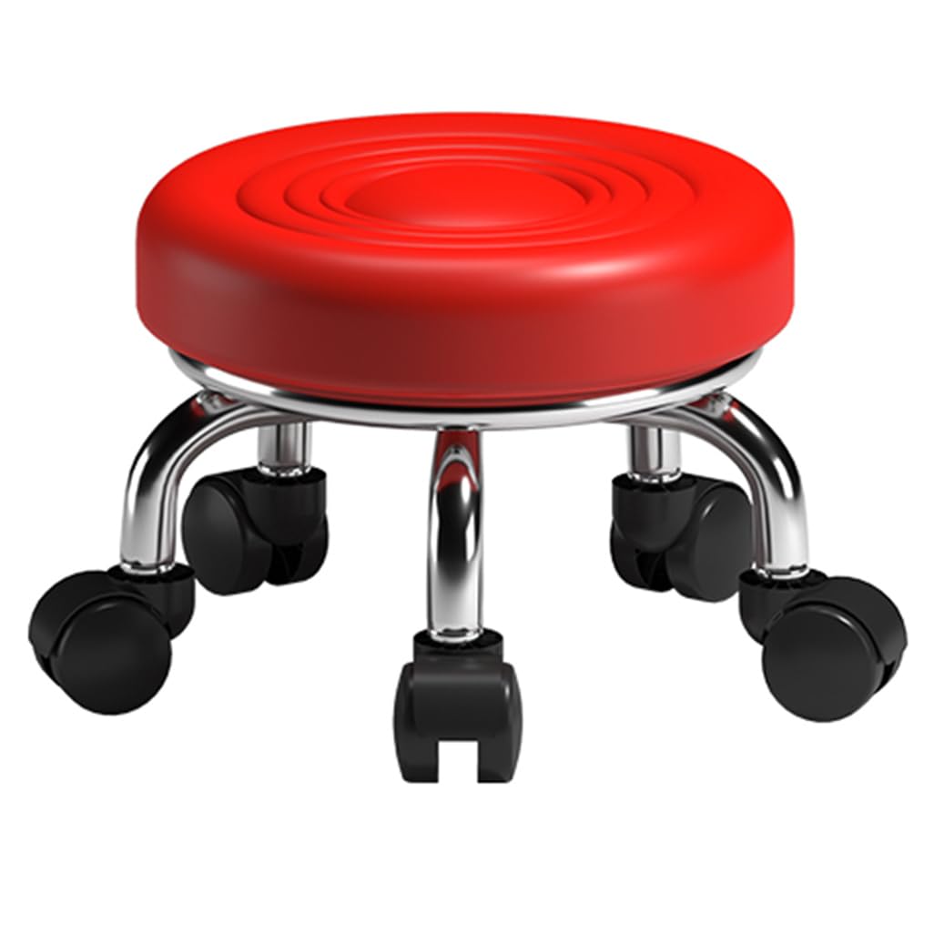 Tabouret roulant robuste basse hauteur contre la fatigue d'atelier