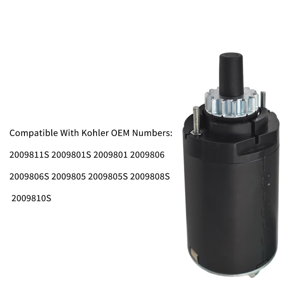 Motor De Arranque De Repuesto Para Motores Kohler - Compatible Con Múltiples Modelos (2009811S, Etc.)