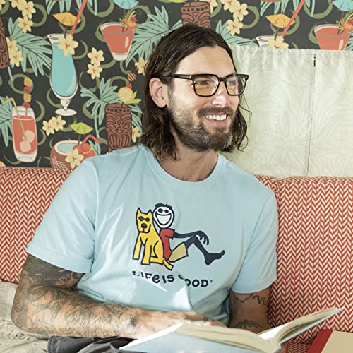 Image of Life is Good Auden Square Reading Glasses