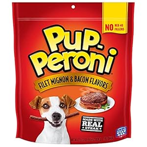 Pup-Peroni Filet Mignon & Bacon Flavor Dog Treats, 22.5 Ounce