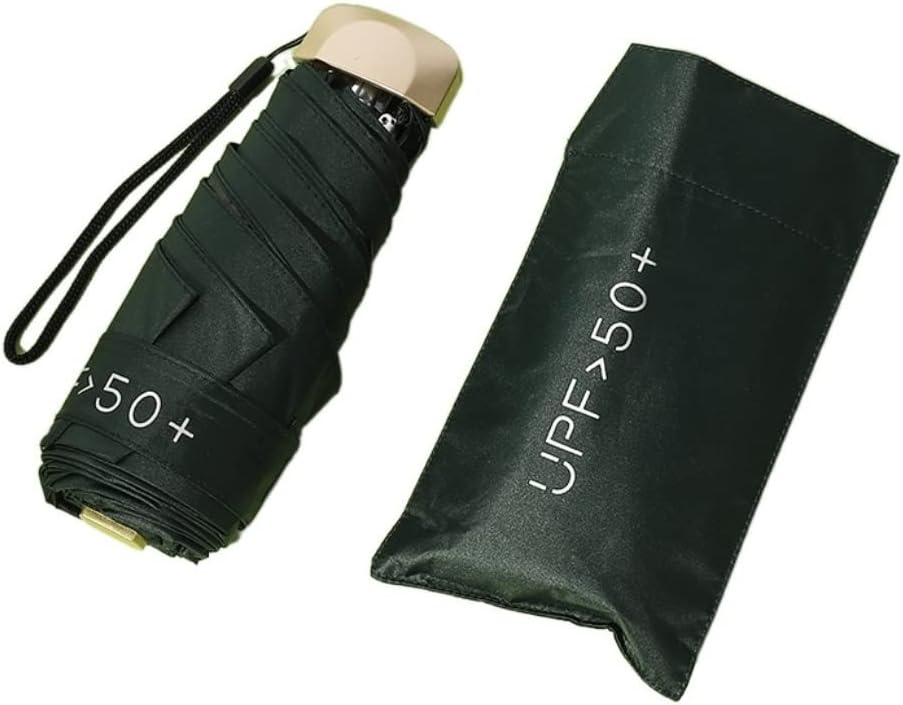 Portable Umbrella for Travel Portable Folding Manual Umbrella Women Men Ultralight Rain Sun Umbrella Anti Uv Umbrella Parasol Umbrella Outdoor(B)
