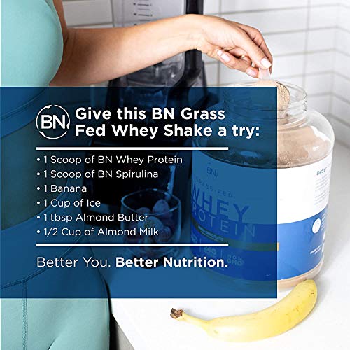 Grass Fed Whey Protein Chocolate 5lb - 100% Pure and Natural - 5lb/60 Servings - 24g Protein - Cold Processed Undenatured - Non-GMO - rBGH-Free - Happy Healthy Cows USA - Thumbnail 2