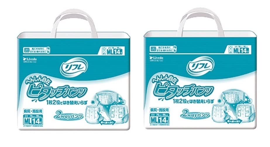 Amazon | リフレ へんしん自在ピタッチパンツ MLサイズ 14枚×2袋
